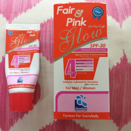 fair & pink cream packaging