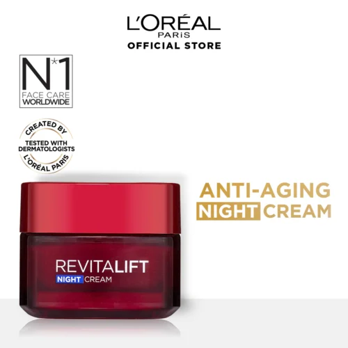 revitalift night antiaging cream