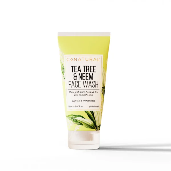 conatural tea tree and neem face wash