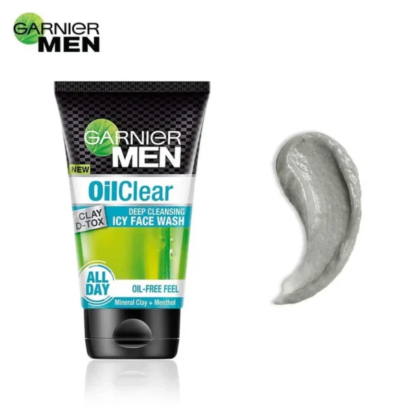 garnier men oil clearing face wash