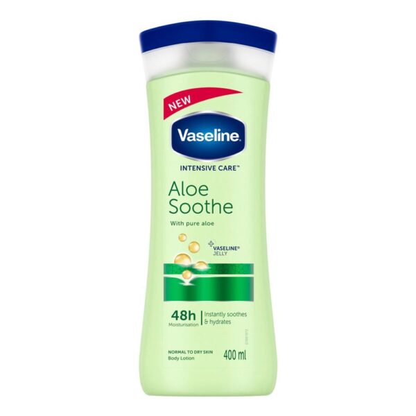 vaseline aloe soothing lotion