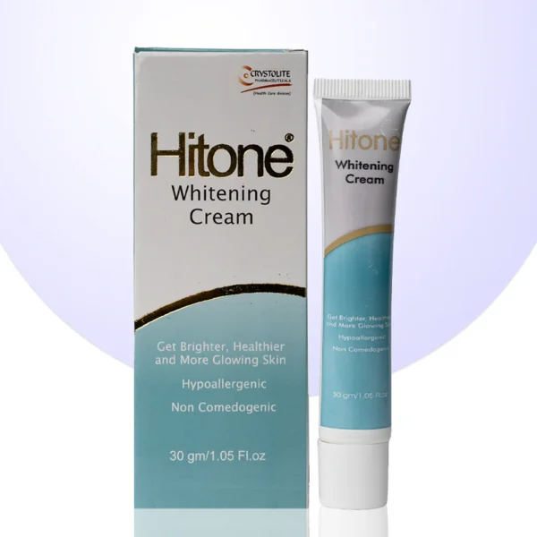 Hitone whitening cream front 