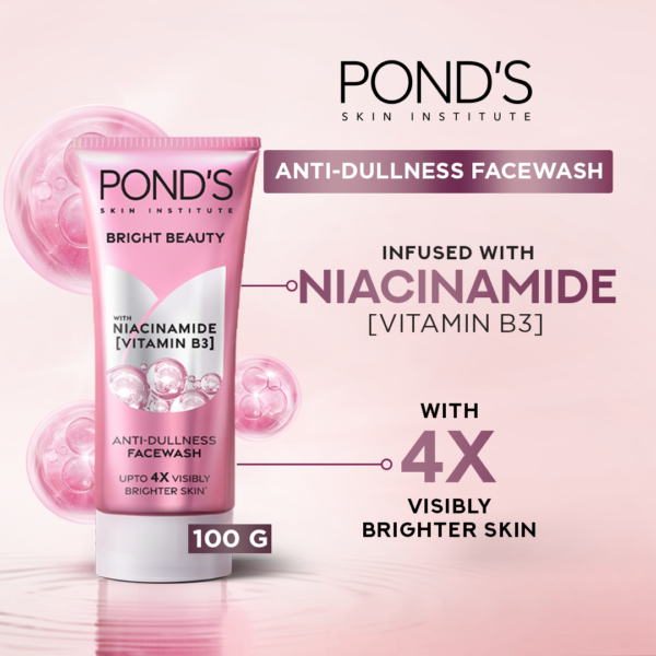 ponds anti dullnes whitening facewash 100g