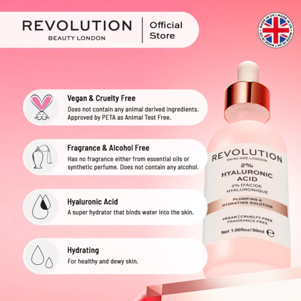 Revolution Skincare 2% Hyaluronic Acid Hydrating Serum
