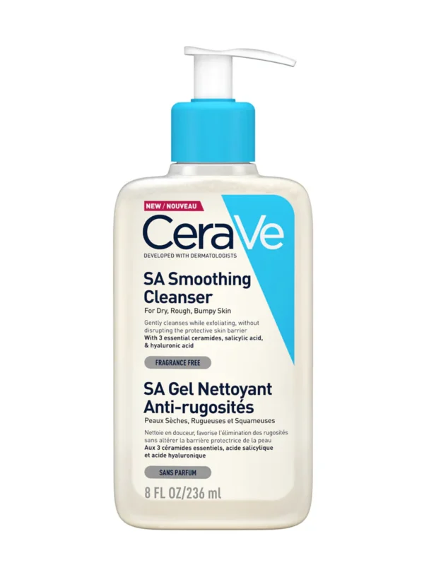 CeraVe SA Smoothing Cleanser for Dry, Rough, Bumpy Skin