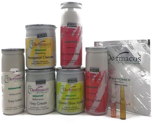 Dermacos_Whitening_Facial_Kit_all jars front