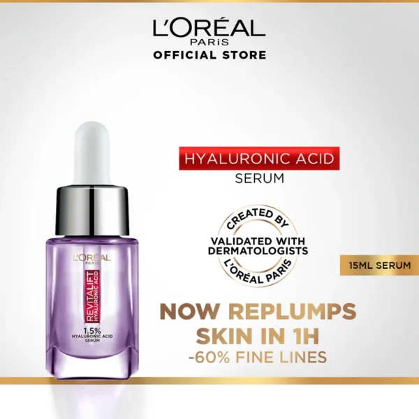 loreal paris HA serum bottle