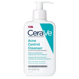 cerave acne control cleanser front view 237ml