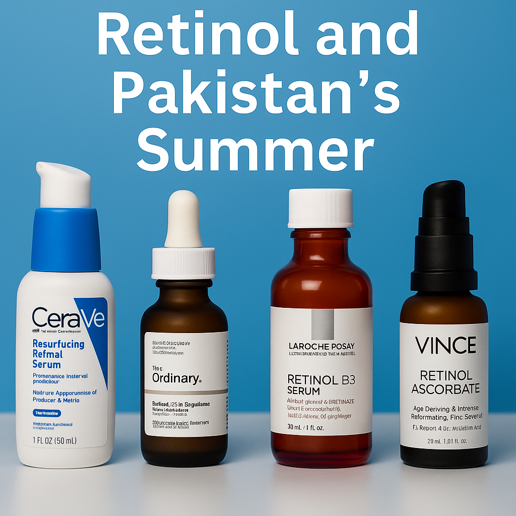 Retinol serums for summer use in Pakistan