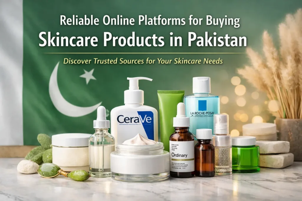 Trusted online platforms in Pakistan offering international skincare products